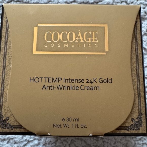 HOT TEMP INTENSE 24K GOLLD ANTI-WRINKLE CREAM - Picture 1 of 4